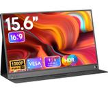 Monitor portátil ZSCMALLS Full HD USB-C de 15,6" com alto-falante