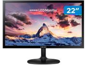 Monitor Samsung 22" FHD, HDMI, VGA, Preto, Série CF350 LS22F350FHLMZD