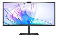 Monitor Samsung Viewfinity S6 34 2024 Uwqhd Cor Preto Bivolt