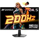 Monitor SANSUI Gaming 24,5 polegadas FHD 200 Hz IPS 128% sRGB HDR