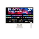 Monitor Smart LG MyView 27", 4K, IPS, WebOs, ThinQ, Apple AirPlay, Som Integrado - 27SR73U-W Monitor Smart LG MyView 27", 4K, IPS, WebOs, ThinQ, Apple AirPlay, Som Integrado - 27SR73U-W