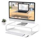 Monitor Stand Riser Beimu Acrylic Clear para mesa de 38 polegadas