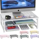 Monitor Stand Riser gianotter de 2 camadas de metal para material de escritório