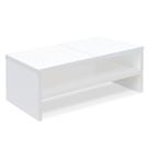 Monitor Stand Riser TEAMIX Wooden 2 camadas branco para mesa