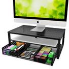 Monitor, suporte, elevador e organizador de mesa Simple Trending Black