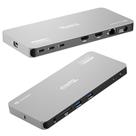 Monitores quádruplos Thunderbolt 4 Dock conectáveis TBT-6950PD de 100 W