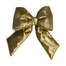 Moño Navideño Metálico Dorado Vickerman 30 x 38 cm para Uso Interior