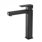 Monocomando de Mesa Lavatório 2879 Axiom Slim Matte Meber Preto