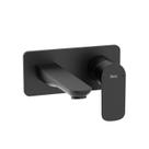 Monocomando para Lavatório de Parede Cala Roca Preto/Matte Black Monocomando para Lavatório de Parede Cala Roca Preto/Matte Black
