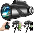 Monóculo ASxmhGo 80x100 HD com adaptador para smartphone