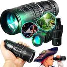 Monóculo Binóculo Profissional 8km de Alcance Telescópio Luneta 16x52 Alta Nitidez e Zoom Potente Ideal Aventuras Camping e Observação da Natureza