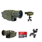 Monóculo Noturno Com Suporte 32g Òptico 5x 4k Hd Até 1km