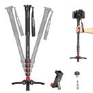 Monopé Manbily A-222 de alumínio 170 cm com base de tripé de 7 kg
