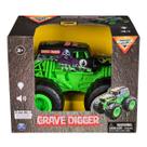Monster Jam Carrinho Grave Digger 124 Com Luz E Som