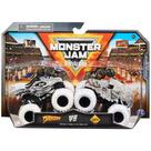 Monster Jam - Dragon Vs. Yeti - Caminhões Fundidos em Escala 1:64