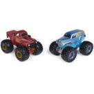Monster Jam Grave Digger The Legend vs Grave Digger Escala 1/64 Reveal the Steel Spin Master SUNNY 2020
