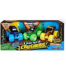 Monster Jam - Pacote com 3 Trituradores de Escala 1:64