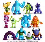 Monstros S.a. Miniaturas 12pcs Mike E Sullivan Boo Pixar