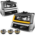 Montagem de faróis KUIPERAUTO para Chevy Avalanche/Silverado