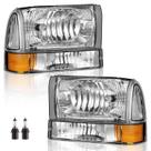 Montagem de faróis WEELMOTO para 99-04 Ford Super Duty F250 F350 F450 F550, para 00-04 Ford Excursion Montagem de faróis WEELMOTO para 99-04 Ford Super Duty F250 F350 F450 F550, para 00-04 Ford Excursion