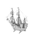 Montagem de modelo de navio de quebra-cabeça de metal 3D DIY para adultos e crianças