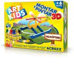 Montar E Pintar 3D Helicóptero Art Kids - Acrilex