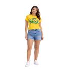 Monte Kit blusa mãe e filha(o) amo Brasil valor unitário