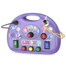 Montessori Busy Board JIWORT Toddler com luz LED de mais de 1 ano Montessori Busy Board JIWORT Toddler com luz LED de mais de 1 ano
