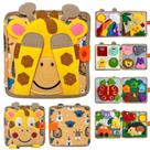 Montessori Busy Book Cobelae para crianças de 1 a 3 anos