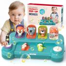 Montessori Toys usrela Pop-up Animal com música de 6 a 18 meses