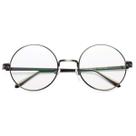 Montura de Anteojos Pro Acme Retro Redonda de Metal Gunmetal 14 cm