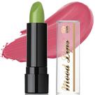 Mood Lips Batom 12hrs Hidratante c/Aloe Vera Muda de Cor Verde para Rosa