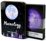 Moonology Oracle em Lata Com Bordas Pretas Oráculo Das Fases Da Lua Baralho De Cartas De Tarô