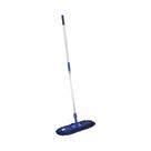 Mop Algodão 60cm com Cabo Telescópico 1,40m Profissional Limpeza Piso Grande Área Refil Lavável