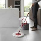 Mop Esfregão Giratório Com Balde 8lts Paramount Mop Esfregão Giratório Com Balde 8lts Paramount