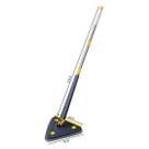 Mop Esfregão Limpeza Triângulos Ajustável 360 Graus Rotativo C/ 2 Pads Microfibra