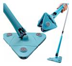 Mop Esfregão Triangular Giratório 360 Rodo Mágico Ajustável Cor Verde