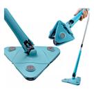 Mop Esfregão Triangular Giratório 360 Rodo Mágico Ajustável