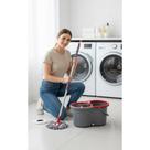 Mop giratório 360 13l + 2 refil limpeza total