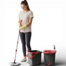 Mop Giratório 360 Balde Duplo 13L Inox Refil Microfibra Lavável Limpeza Pisos Madeira Borracha Centrifuga Mop Giratório 360 Balde Duplo 13L Inox Refil Microfibra Lavável Limpeza Pisos Madeira Borracha Centrifuga