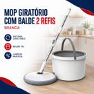 Mop Giratório Com Balde E 2 Refis Profissional Alta Absorção