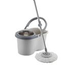 Mop Giratório com Cesto Inox e Refil Extra de Microfibra Menalux
