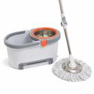 Mop Giratório Deend Com Balde Centrífuga Inox + 2 Refis