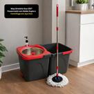 Mop Giratório Duo 360 Powermaid c/ Balde Duplo Centrífuga