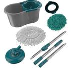 Mop Giratório Fit 3 Em 1 Balde Spin Flash Limp 3 Refis