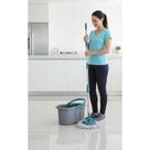 Mop Giratório Fit: Limpeza Rápida e Eficiente - Cinza