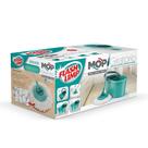 Mop Giratorio Flash Limp Esfregão Spin Balde 12 Litros Microfibra 360 MOP8209