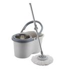Mop Giratório Menalux com Cesto Inox e Refil Extra de Microfibra