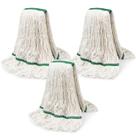 Mop Head Replacement KCarpoly 600 ml, pacote com 3 pacotes de algodão pesado