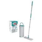 Mop Lava E Seca Fit Com Refil Microfibra E Balde Flash Limp